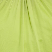 Pre-Owned Roberto Cavalli Women's Fluorescent Green Jersey Shoulder Strap Top