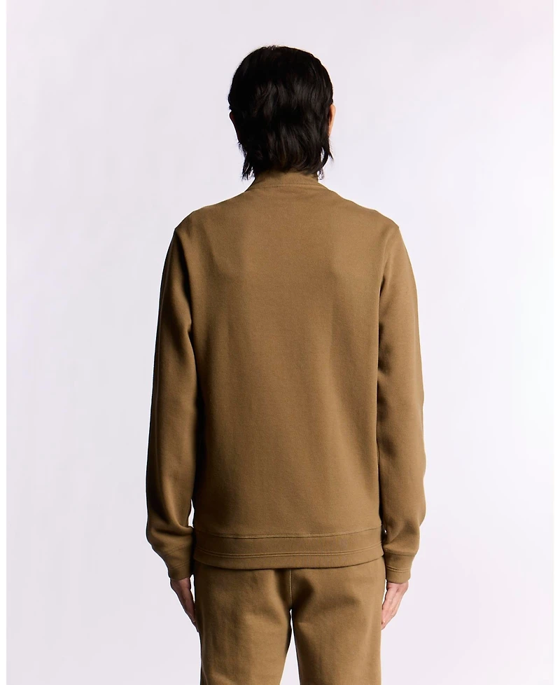 Lyle & Scott Men's Diagonal Weave Zip Through Sweatshirt