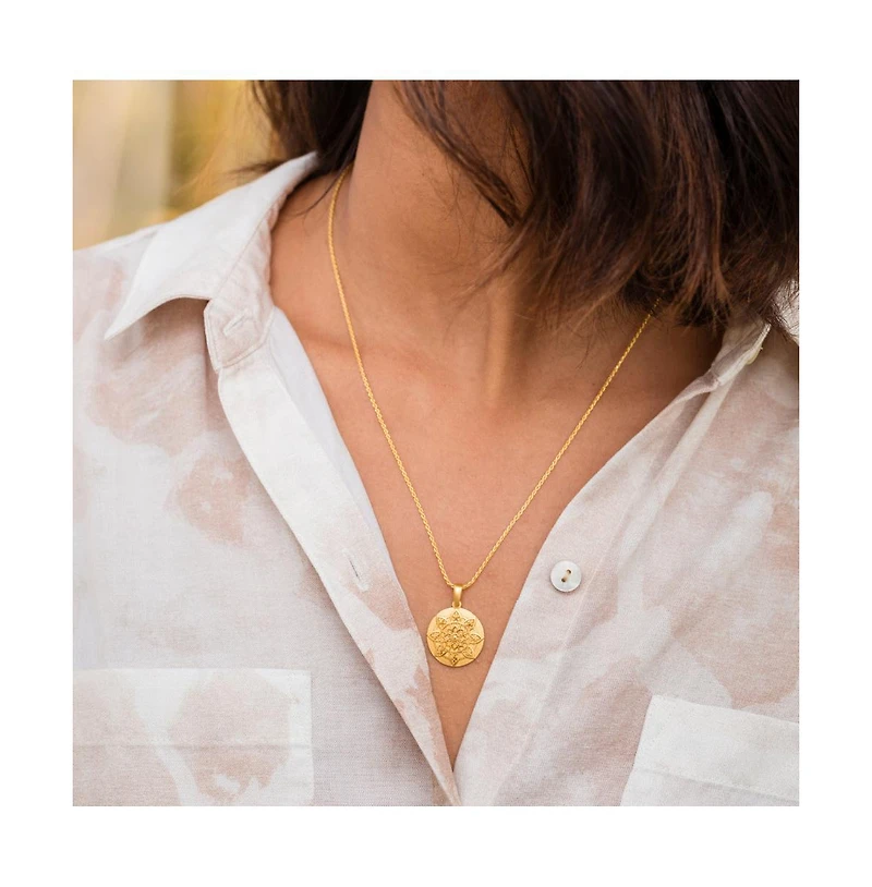 Mantra Mandala I Am Worthy Gold / Original