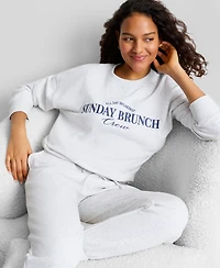 State of Day Women's French Terry Crewneck Sweatshirt, Macy's Exclusive