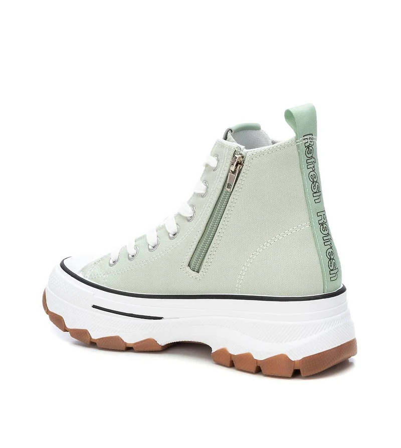 Xti Women's High Top Canvas Sneakers Refresh Collection
