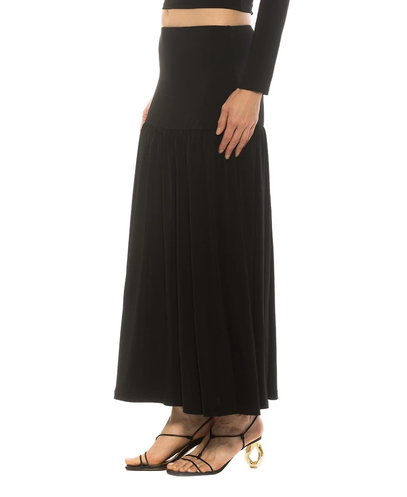 Alexia Admor Women's Lia Shirred Maxi Skirt