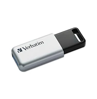Verbatim 98666 64 Gb Store 'n' Go Secure Pro Usb Flash Drive with Aes 256 Encryption - Silver