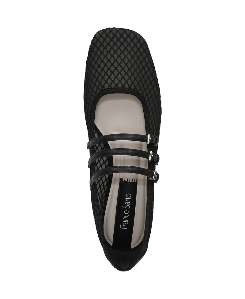 Franco Sarto Women's Tatum Square Toe Mary Jane Flats
