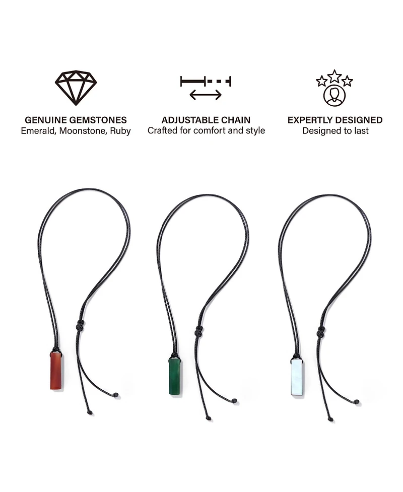 Pursonic Zen Luxury Wellness Bundle: Trinity Gemstone Necklace Set, Ultrasonic Aroma Diffuser & Essential Oils Trio