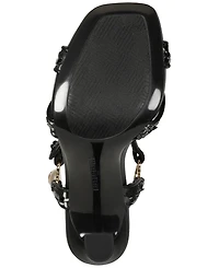 Karl Lagerfeld Paris Women's Daelin Square Toe Sandals
