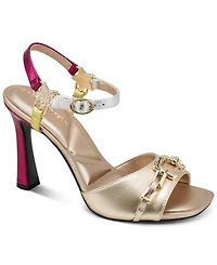 Karl Lagerfeld Paris Women's Danessa Buckle Sandals
