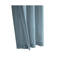 Habitat Harmony Light Filtering Crinkled Texture on Supple Drapeable Flowing Fabric Grommet Curtain Panel 52" x 84