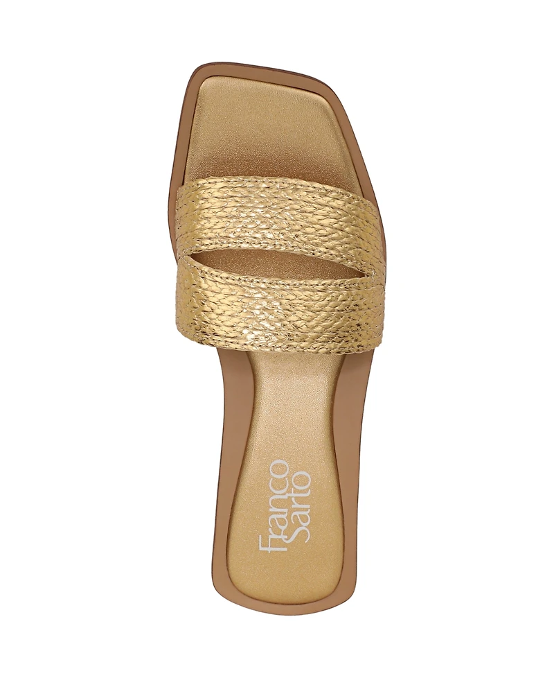 Franco Sarto Women's Emilana Open Toe Slide Sandals