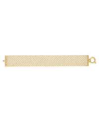 Macy's Beaded Pattern Bracelet in 14k Gold Over Sterling Silver