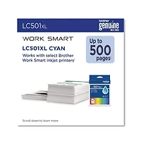 Brother LC501XLCS 500 Page-Yield High-Yield Ink - Cyan
