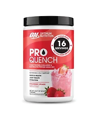 Optimum Nutrition Pro Quench Whey + Collagen Protein Powder, Strawberry Splash