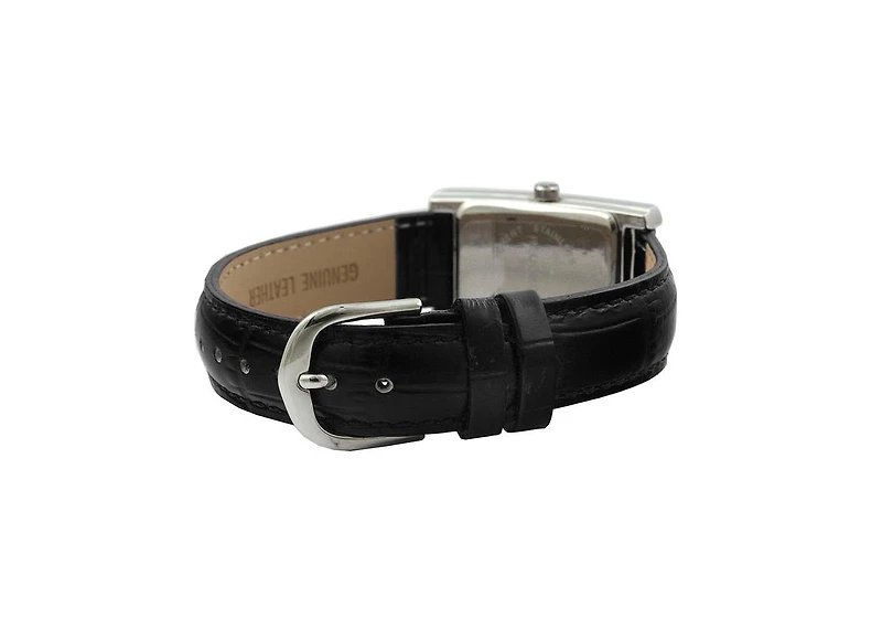 Peugeot Women's Watch 34x20mm Contour Dress Black Leather Strap