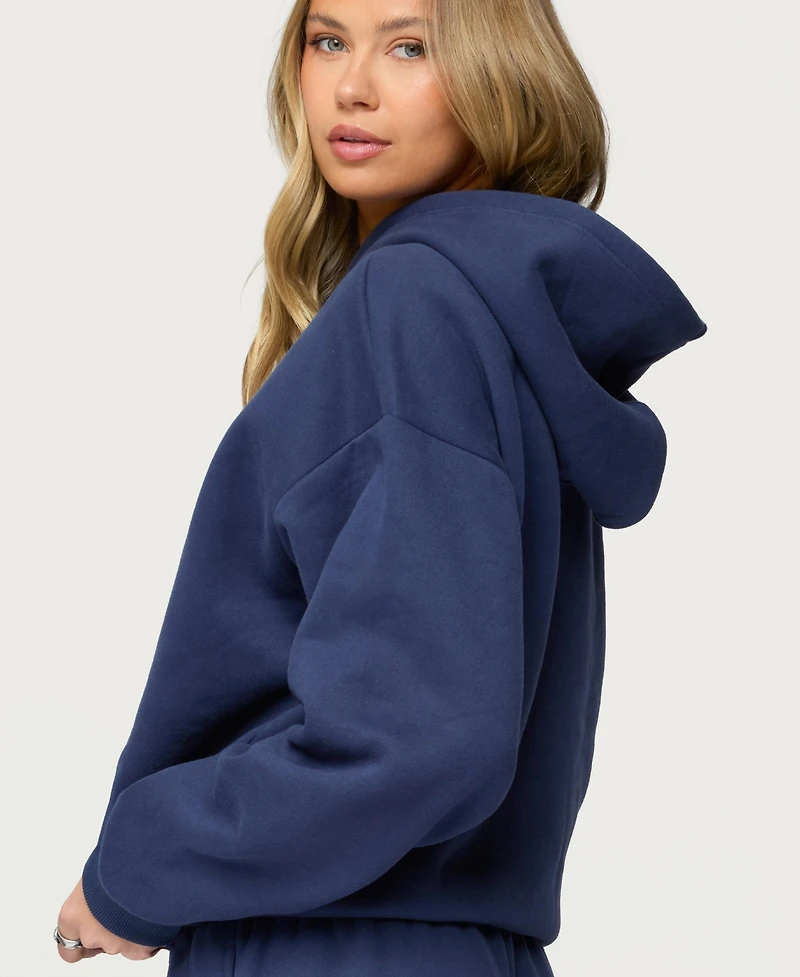 Edikted Women's Glitter Girl Hoodie