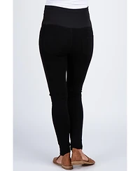 Pinkblush Maternity Black Solid Basic Jeggings