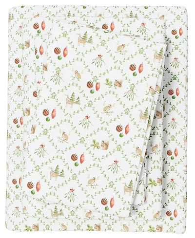 Linery & Co Ultra-Soft Turkish Cotton Flannel Holiday Print Sheet Set