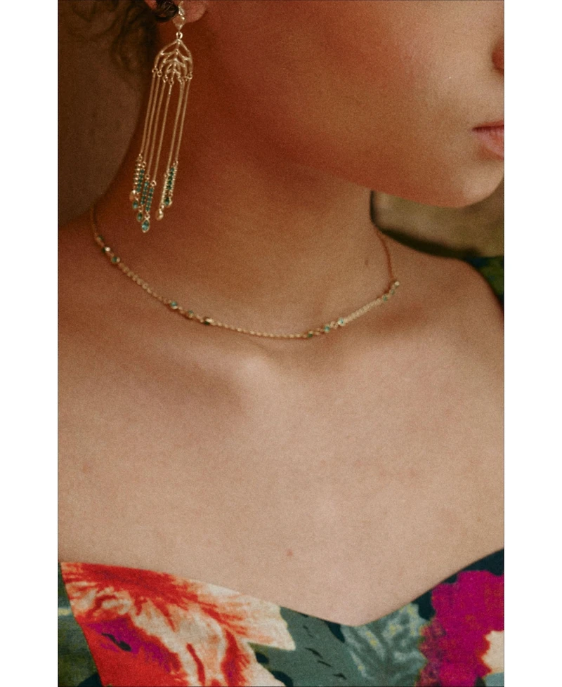 Retro Chic Verdant Whisper Necklace