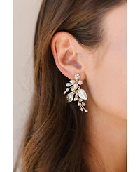 Untamed Petals Ryann Freshwater Pearl Drop Earrings