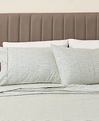 Linery and Co. Ultra-Soft Striped Brushed Microfiber Sheet Set - Stripe