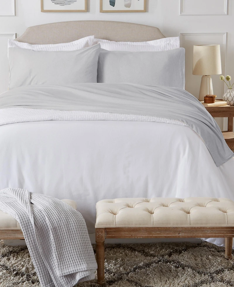 Linery & Co. Cotton T-Shirt Jersey Knit Sheet Set