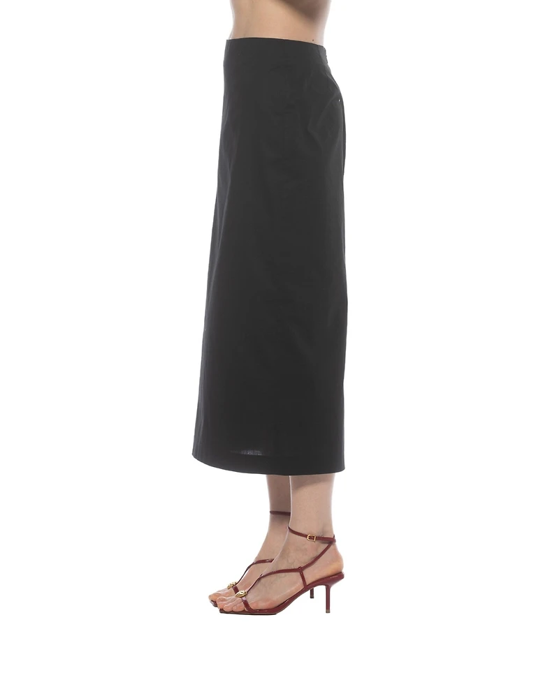 Alexia Admor Women's Ginni Mid-Waist Column Midi Skirt