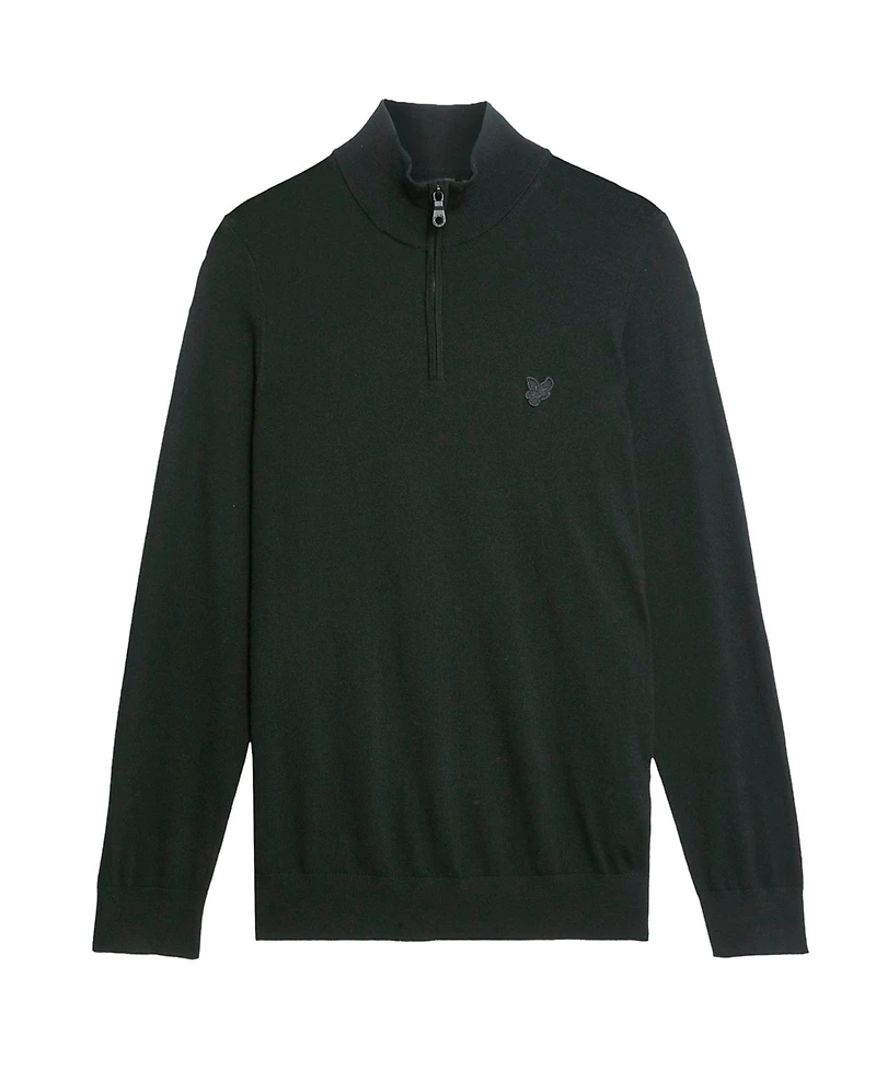 Lyle & Scott Men's Eagle Merino Quarter Zip Sweater
