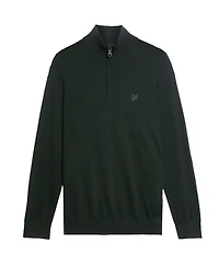 Lyle & Scott Men's Eagle Merino Quarter Zip Sweater
