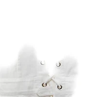 Pre-Owned Roberto Cavalli Women's White Cotton Lace-Up Playsuit