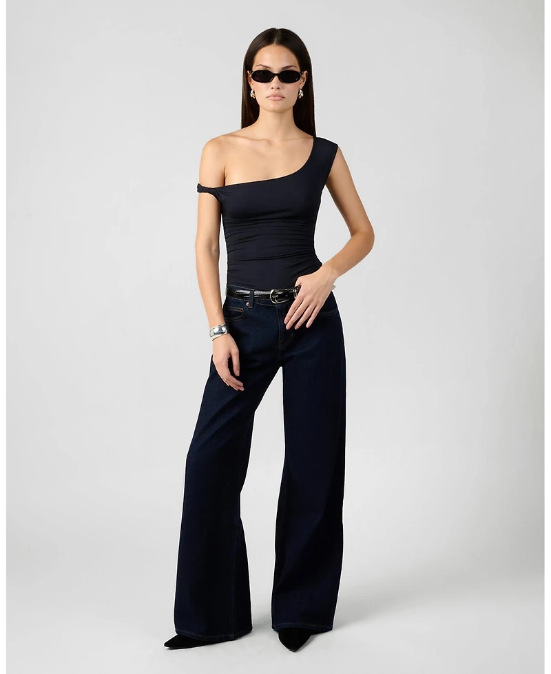 WeWoreWhat Women's Twisted Off The Shoulder Top