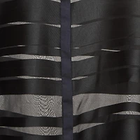 Pre-Owned Roberto Cavalli Women's Stripe Silk Blend Sheer Shirt