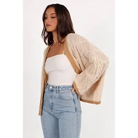 Petal and Pup Women's Zina Contrast Cardigan