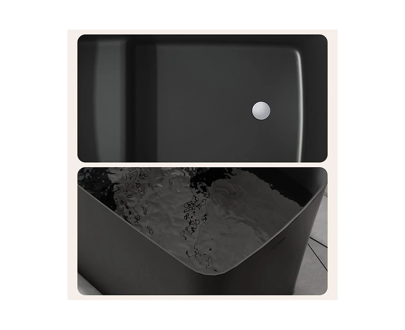 Casainc Freestanding Engineered Stone Bathtub