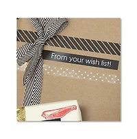 Brother P-Touch TZE345 0.7 in. x 26.2 ft. TZe Standard Adhesive Laminated Labeling Tape - White on Black