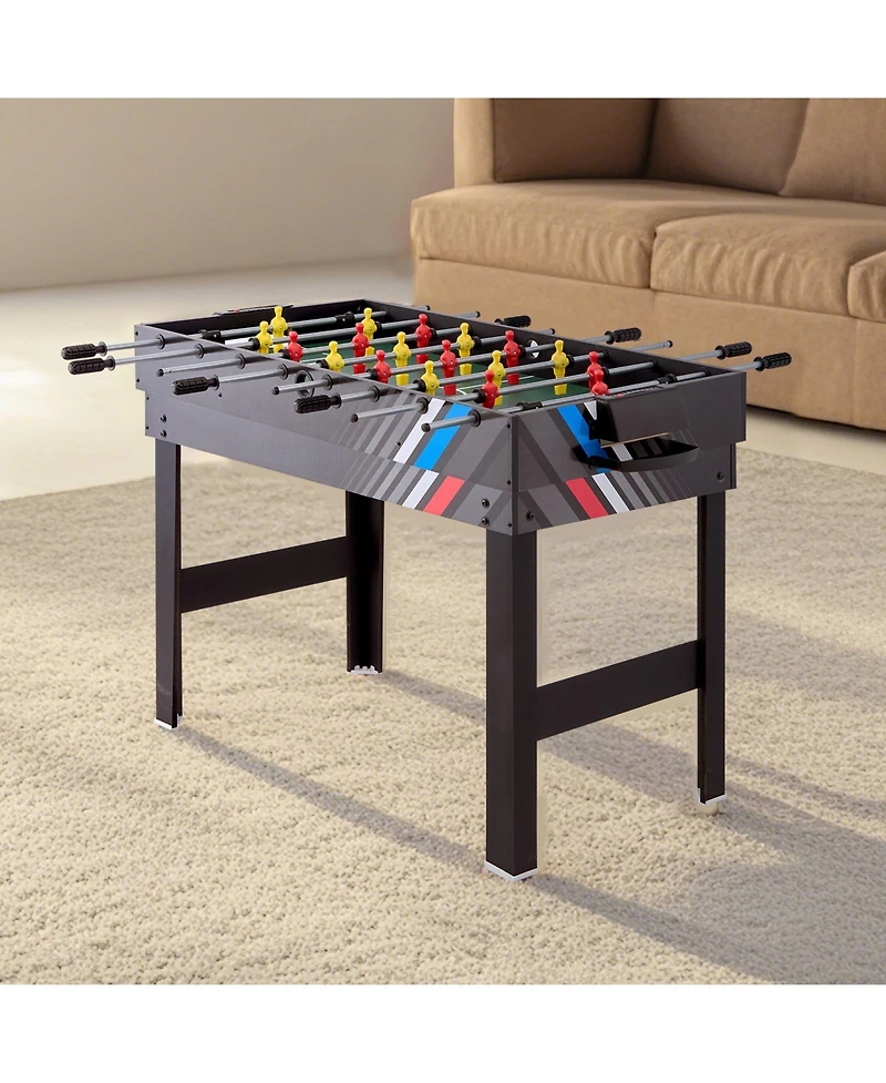 Mecale 4-in-1 Combo Game Table, 48" Air Hockey, Pool, Foosball and Ping Pong Multi-Game Table for Family Game Rooms