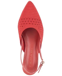 Tahari Women's Palermo Slingback Buckle Pumps