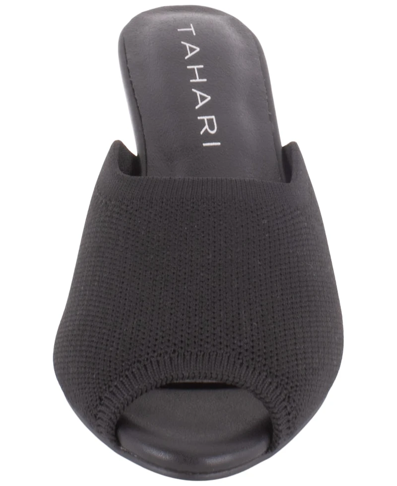 Tahari Women's Maui Kitten Heel Mules