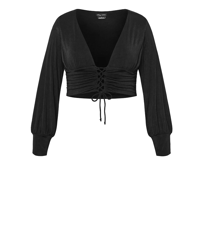 City Chic Women's Plus Baylee Top