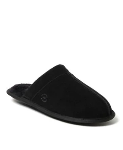Dearfoams Mens Kirk Genuine Suede Scuff House Slipper