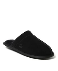 Dearfoams Mens Kirk Genuine Suede Scuff House Slipper