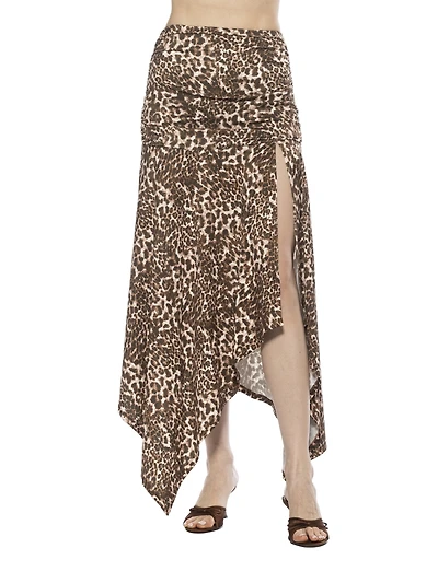Alexia Admor Women's Kennedy Ruched Stretch Handkerchief Skirt