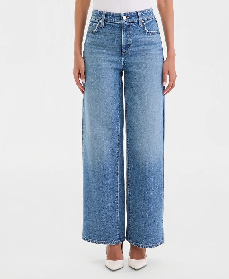 I.n.c. International Concepts Women's High-Rise Wide-Leg Jeans, Macy's Exclusive