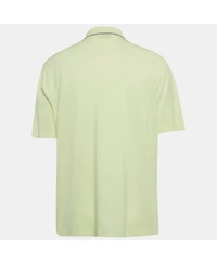 Pre-Owned Hermes Men's Cotton Pique Polo T-Shirt