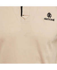 Pre-Owned Roberto Cavalli Men's Cotton Pique Polo T-Shirt