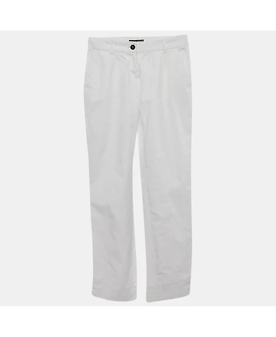 Pre-Owned Dolce & Gabbana Women's Cotton Skinny Pants