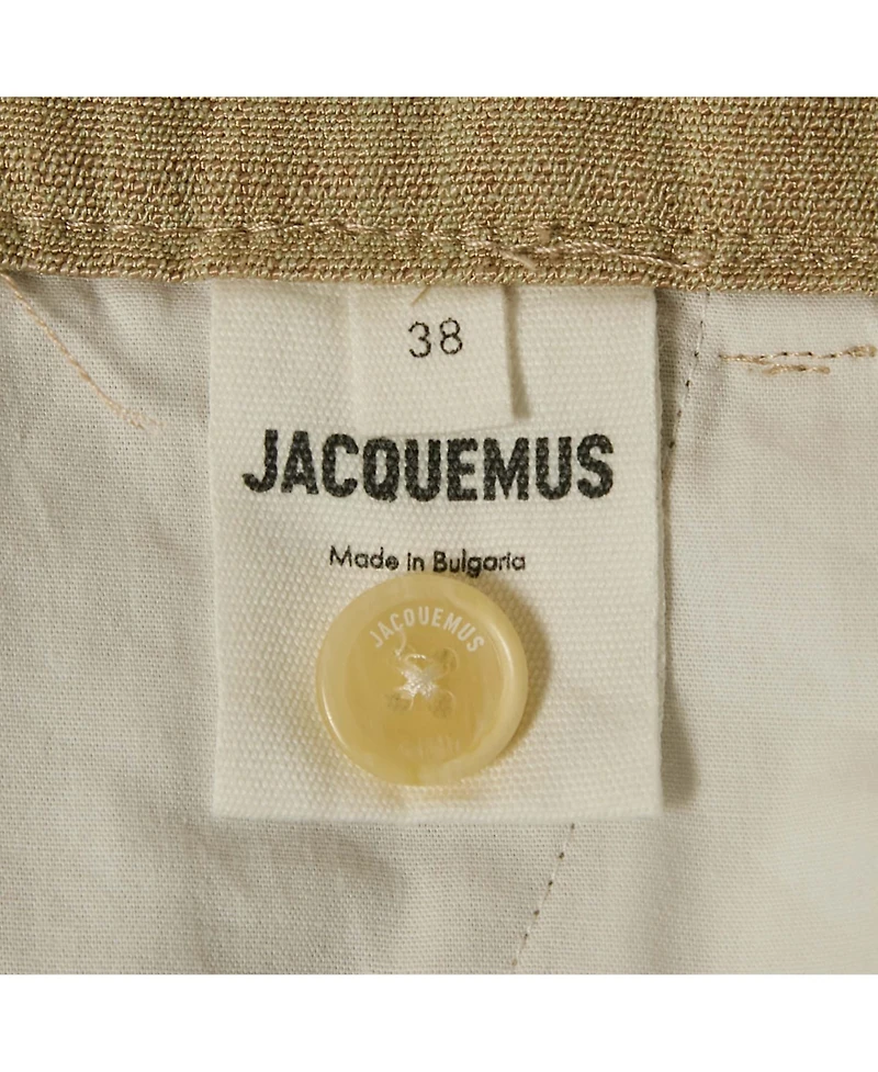 Pre-Owned Jacquemus Women's Silk Blend High Rise Le Papier Trousers