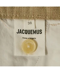 Pre-Owned Jacquemus Women's Silk Blend High Rise Le Papier Trousers