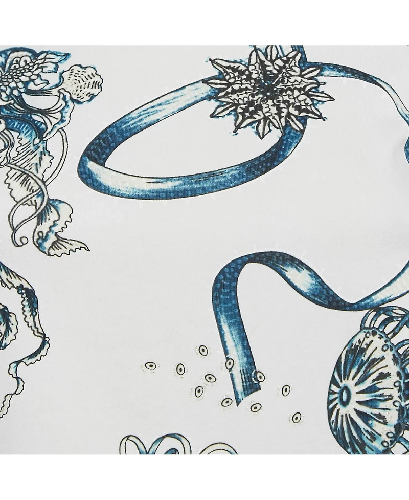 Pre-Owned Roberto Cavalli Women's Jelly Fish Print Jersey