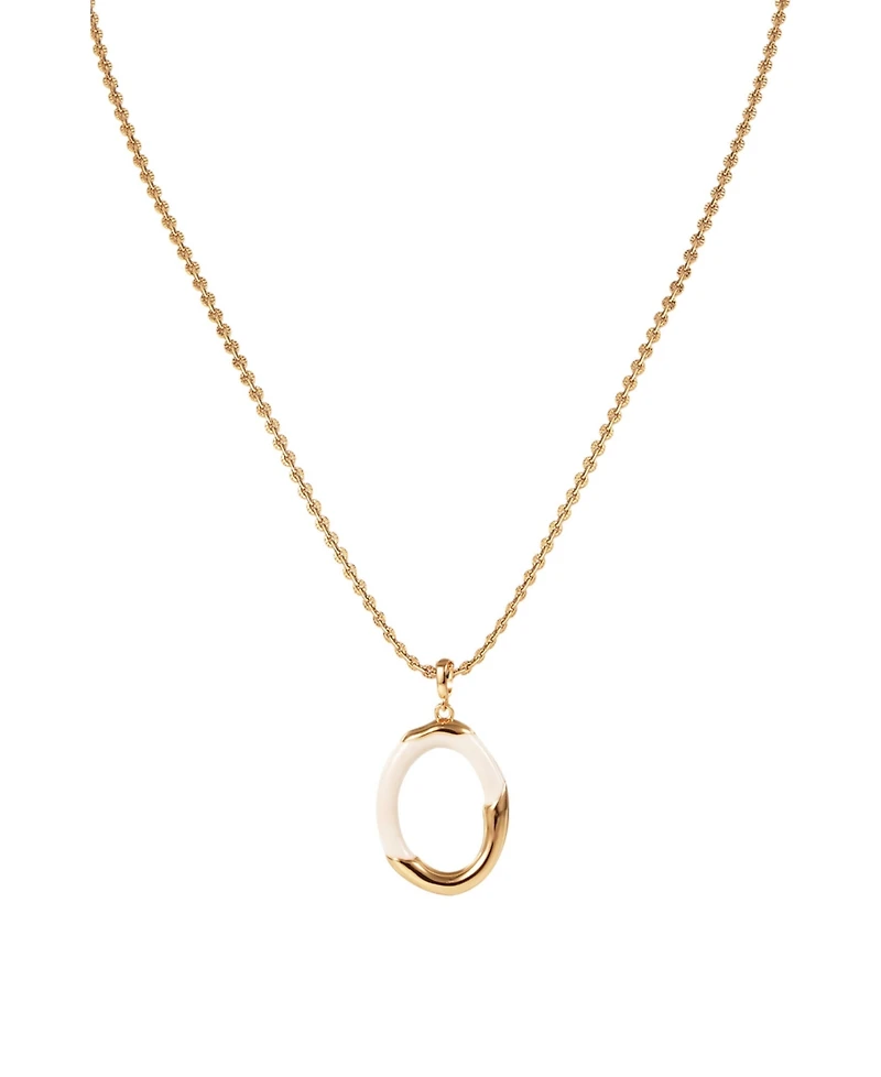 Retro Chic Time Ripples Pendant Necklace