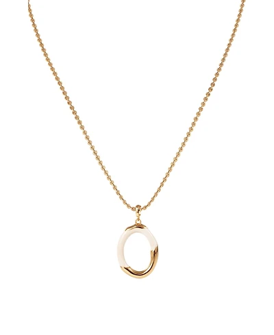 Retro Chic Time Ripples Pendant Necklace