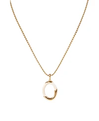 Retro Chic Time Ripples Pendant Necklace